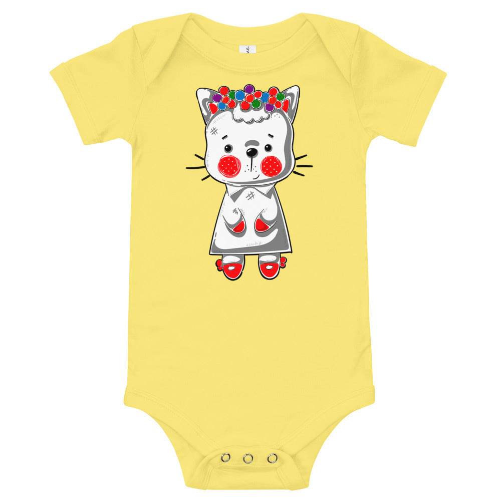 Cute Baby Kitty Cat Bodysuit, No. 0276