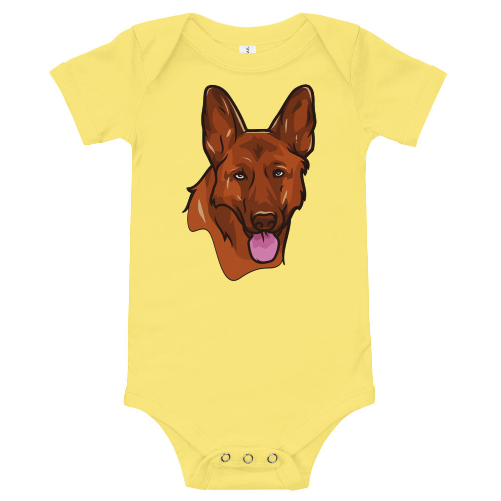 German Shepherd Dog Head Bodysuit, No. 0527