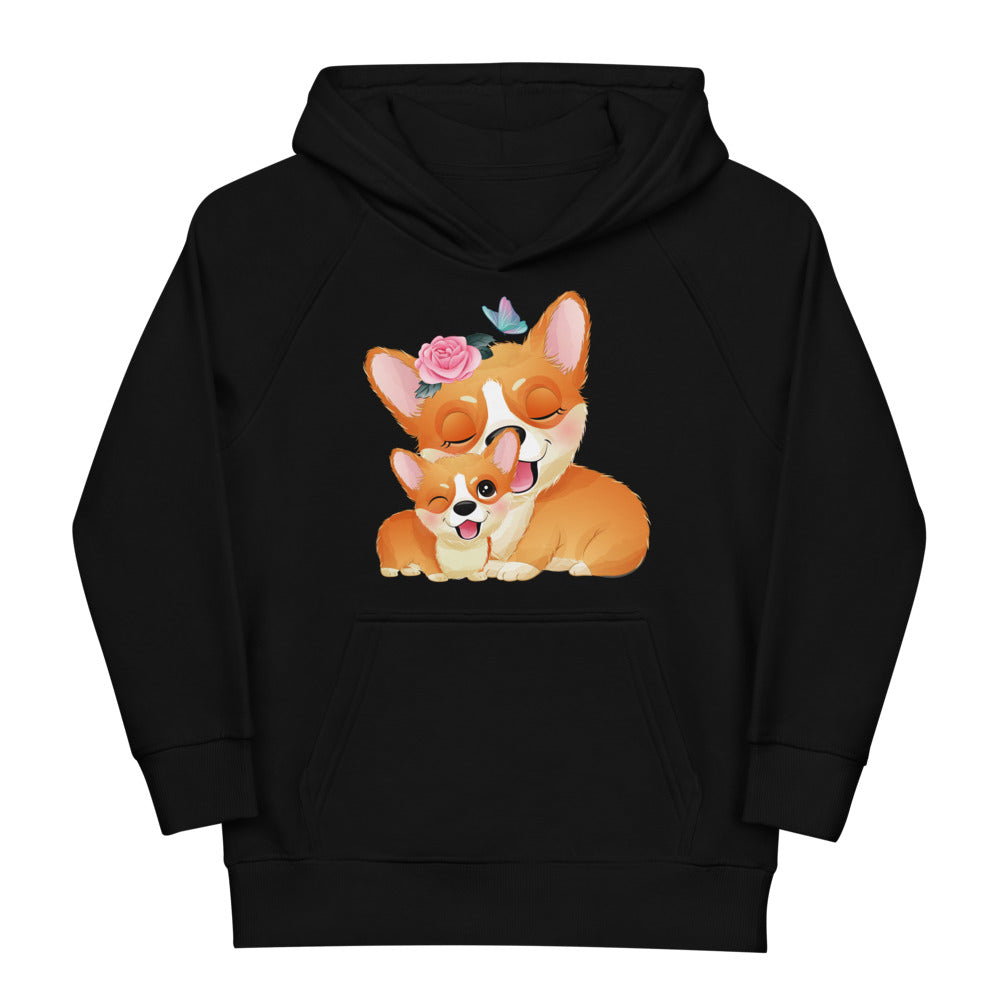 Mother and Baby Dogs, Hoodies, No. 0033