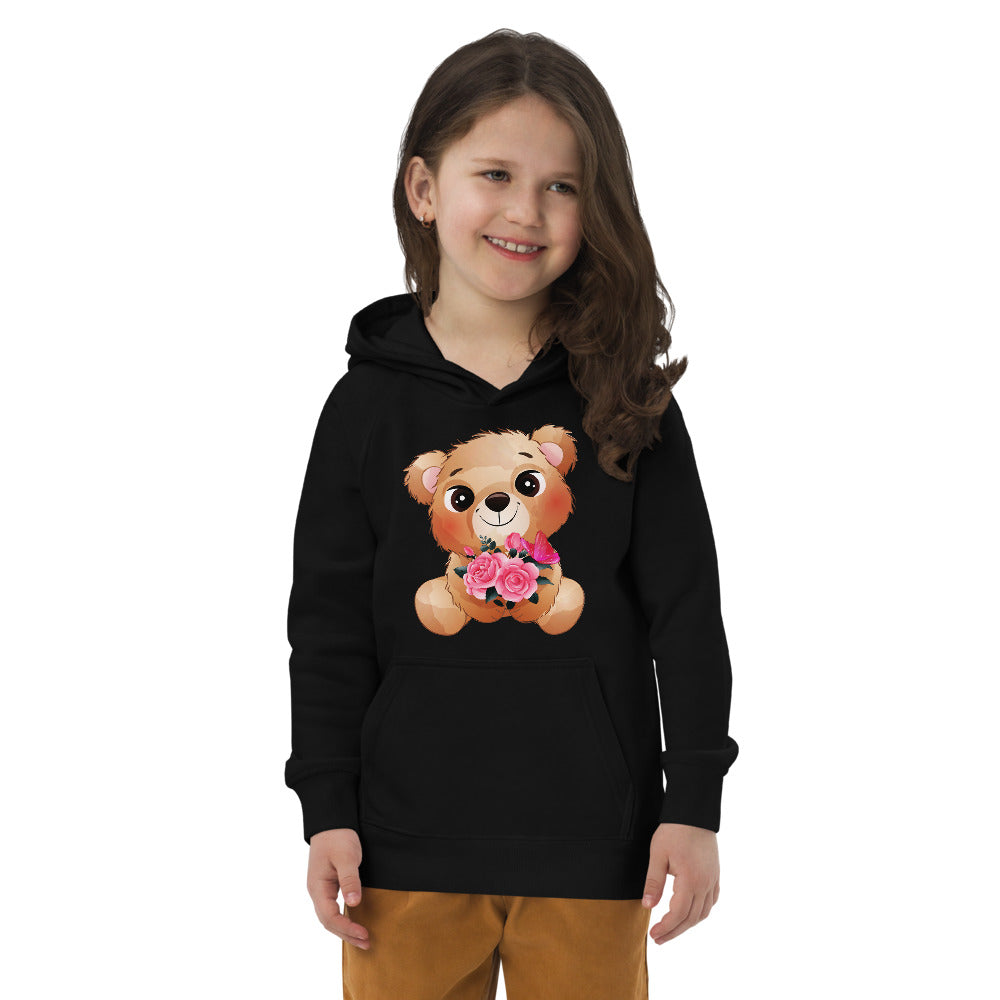 Little Bear with Flowers, Hoodies, No. 0028