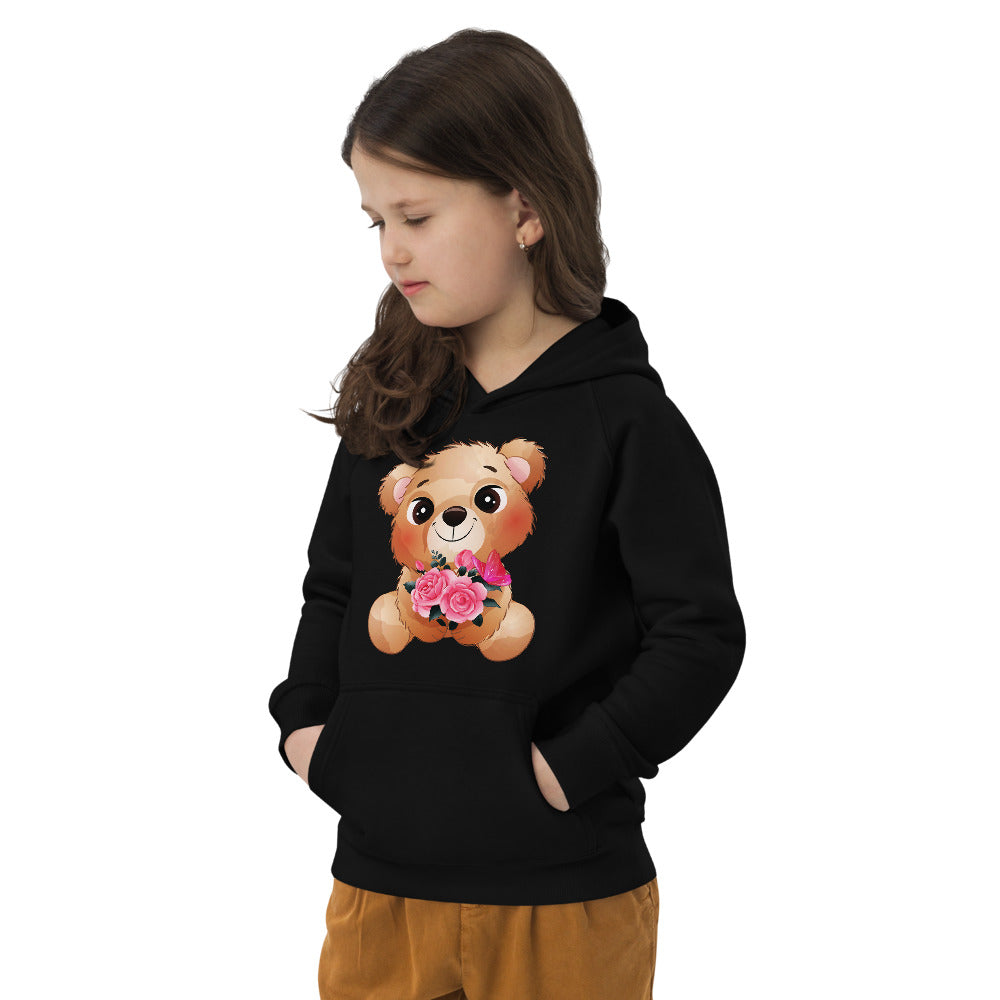 Little Bear with Flowers, Hoodies, No. 0028