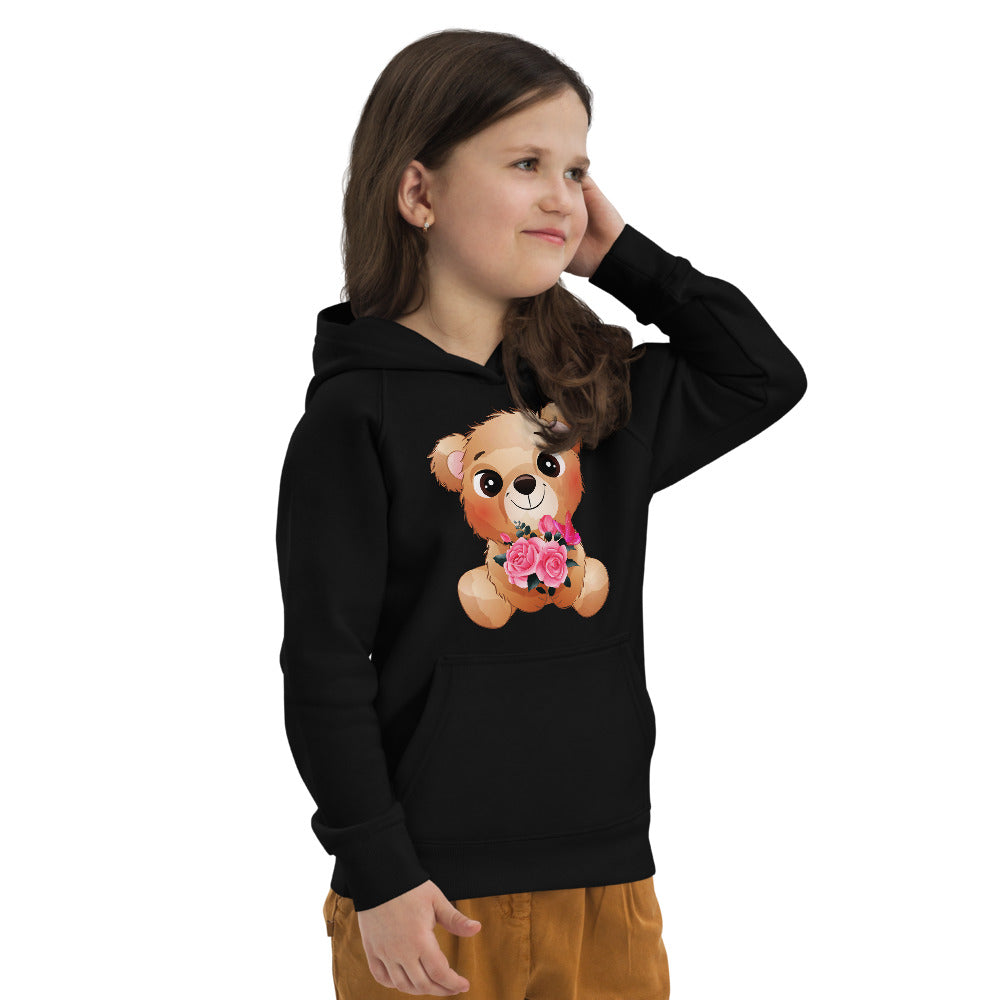 Little Bear with Flowers, Hoodies, No. 0028