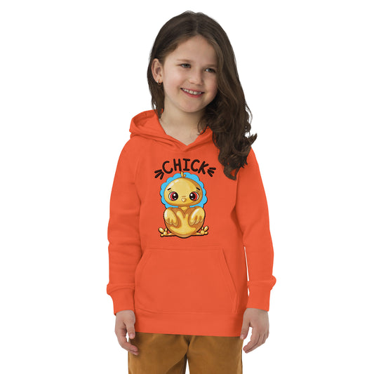 Chick with Heart Hoodie, No. 0252