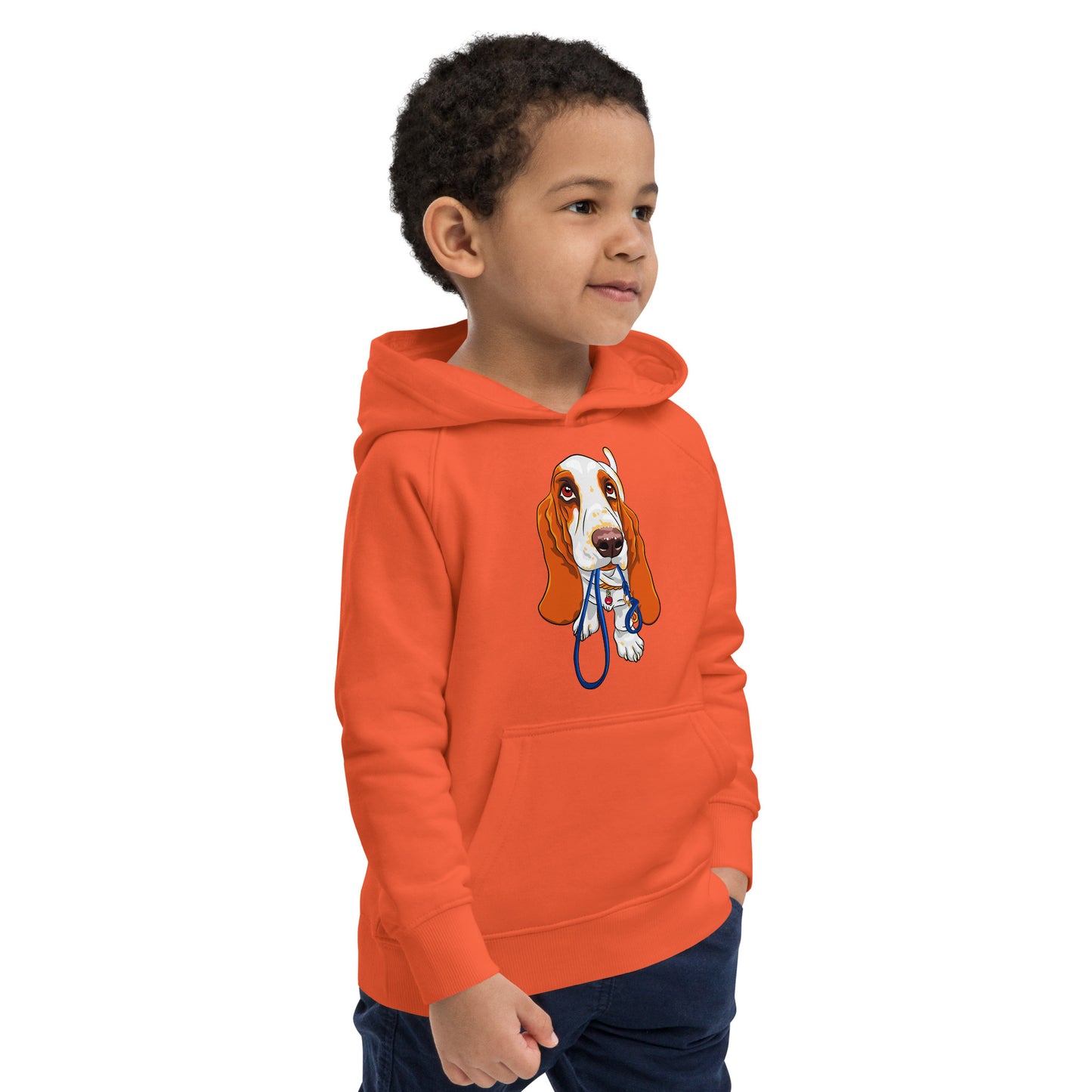 Basset Hound Dog Hoodie, No. 0570