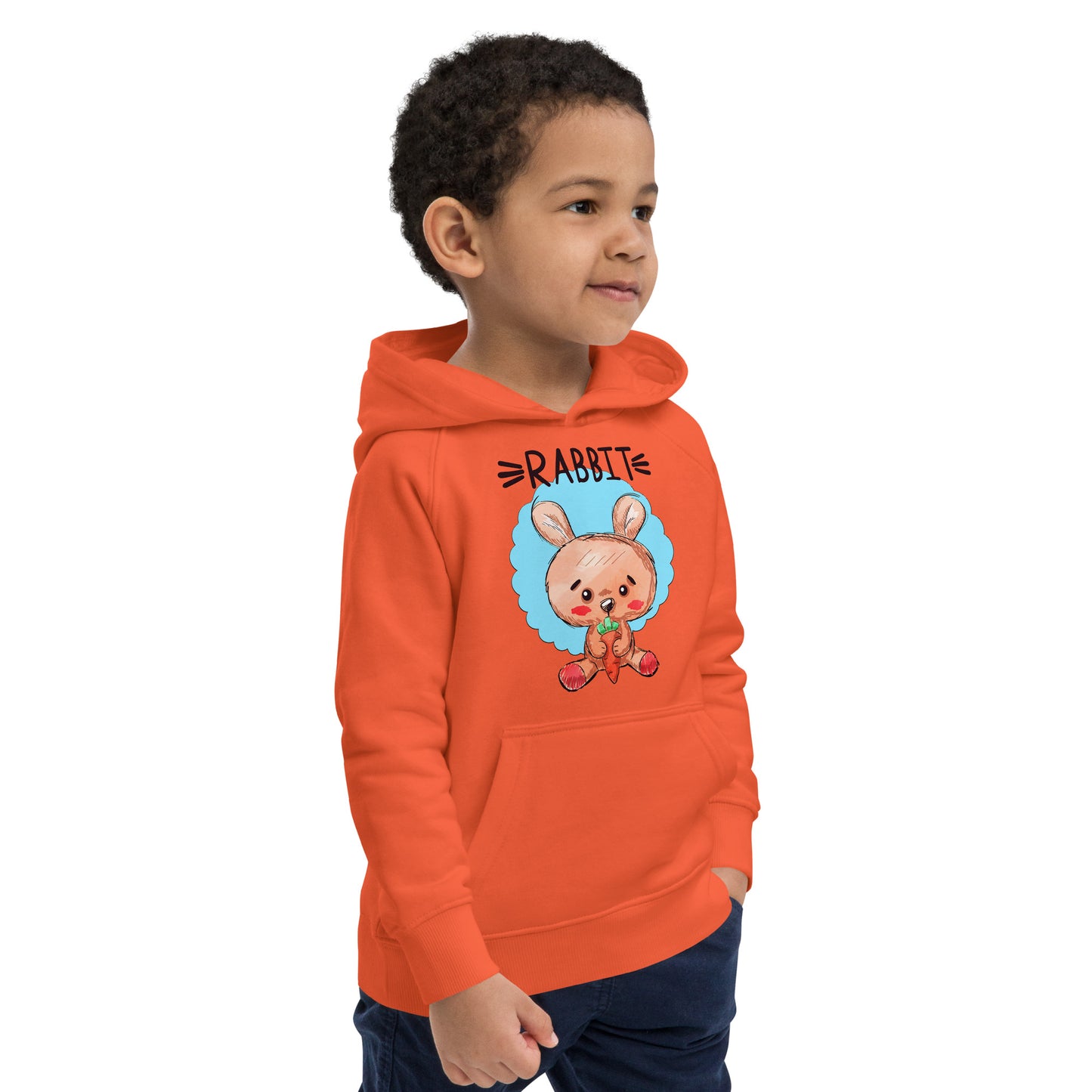 Rabbit with Carrot Hoodie, No. 0491