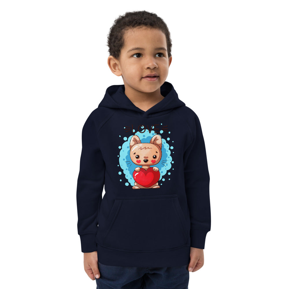 Kitty with Heart, Hoodies, No. 0044