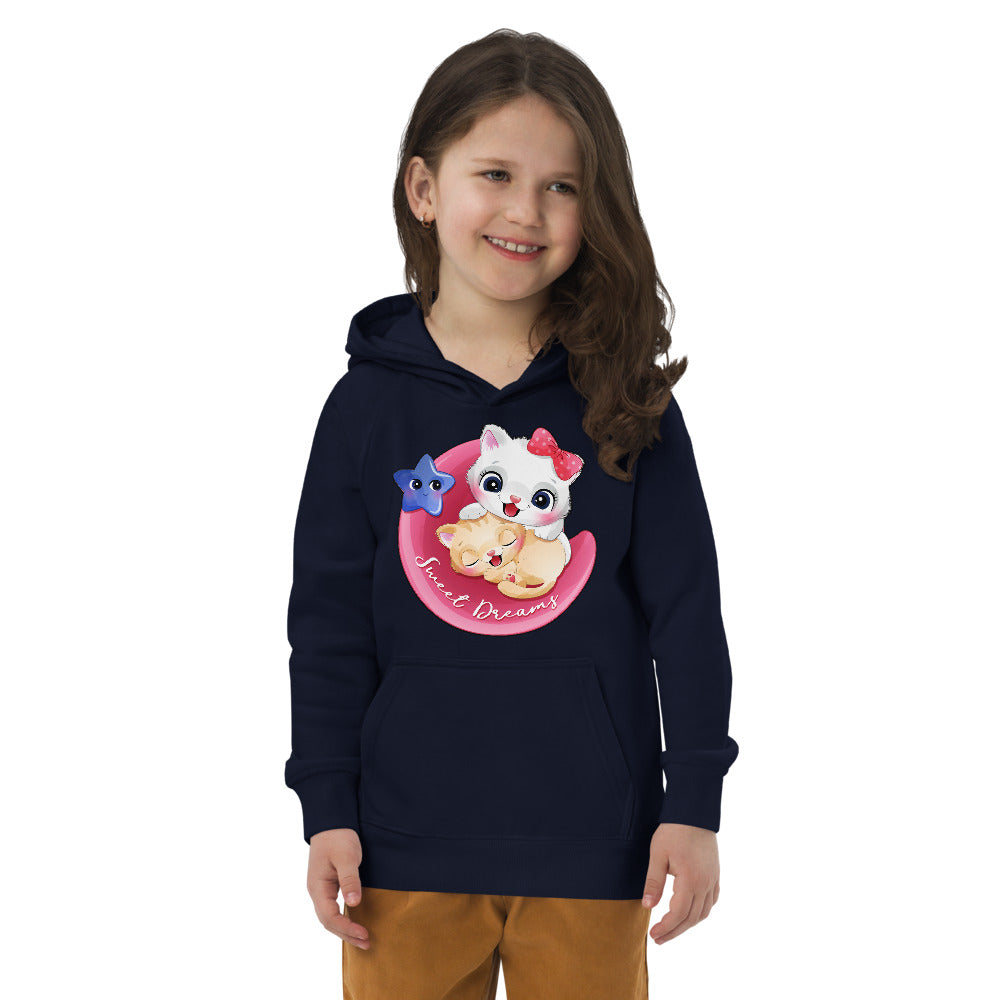 Lovely Baby Cats on the Moon, Hoodies, No. 0463