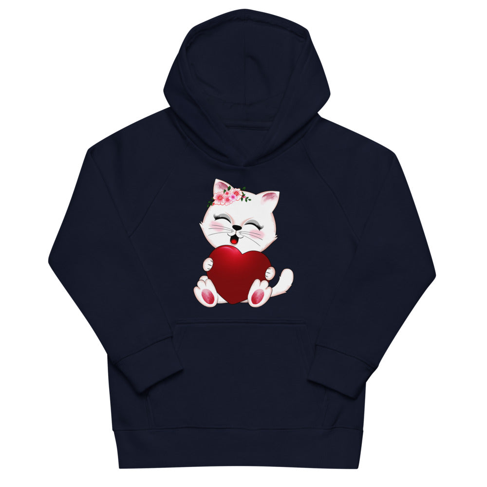 Lovely Cat in Love, Hoodies, No. 0469