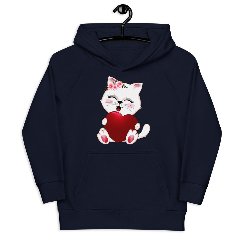 Lovely Cat in Love, Hoodies, No. 0469