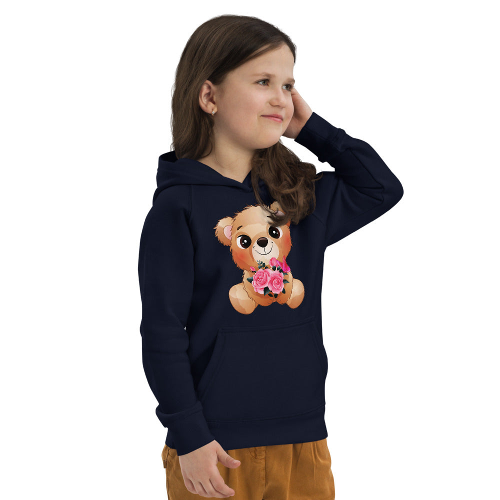 Little Bear with Flowers, Hoodies, No. 0028