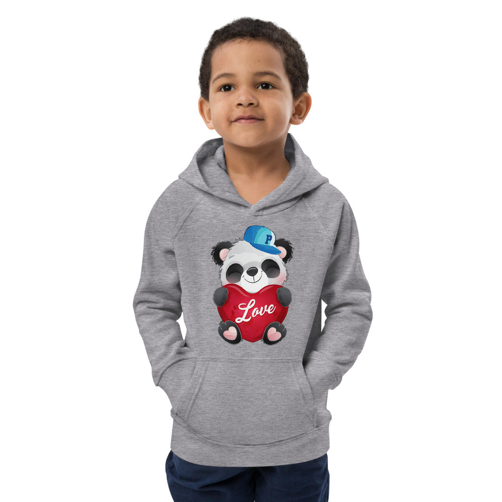 Panda with Heart, Hoodies, No. 0032