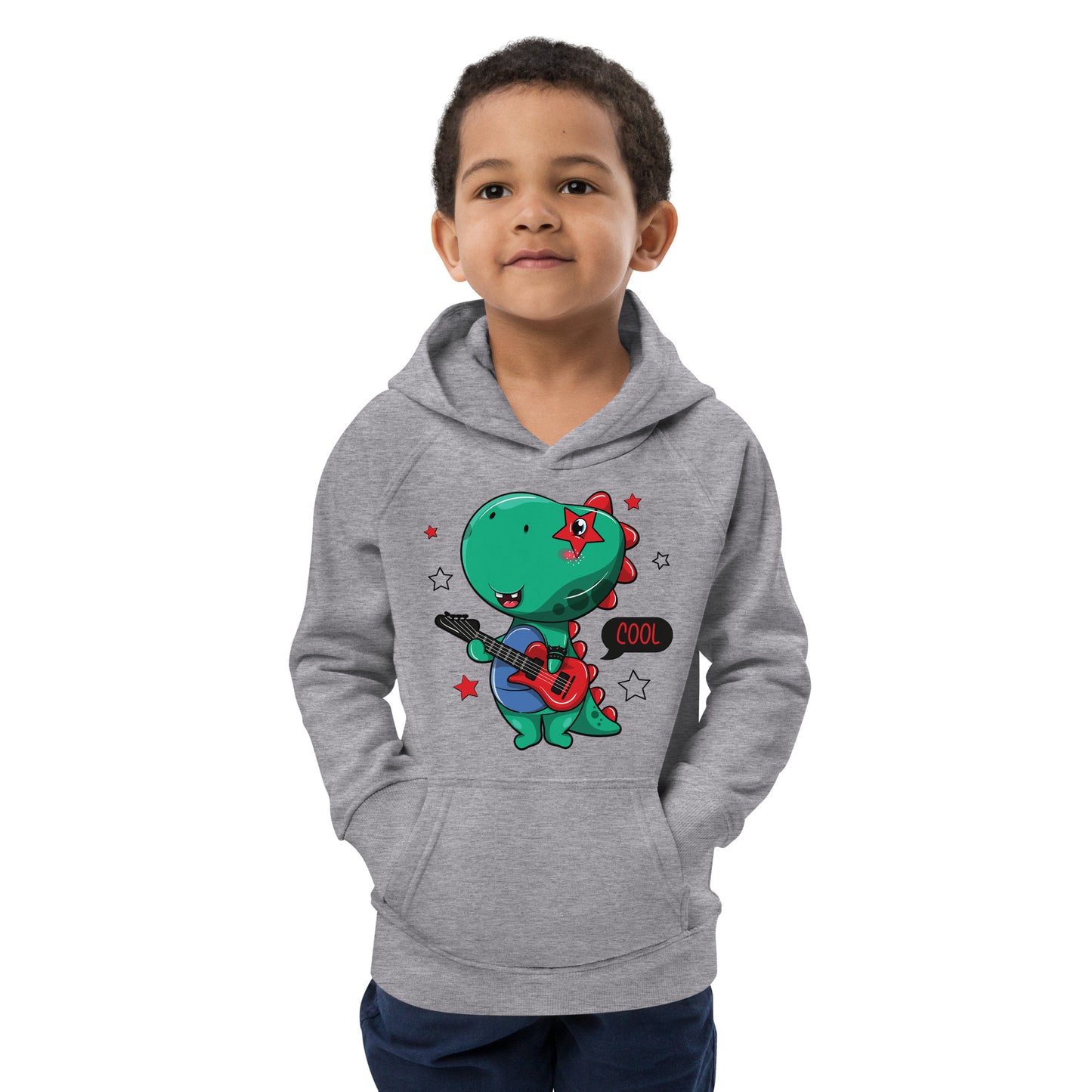 Rock Star Dinosaur Hoodie, No. 0492