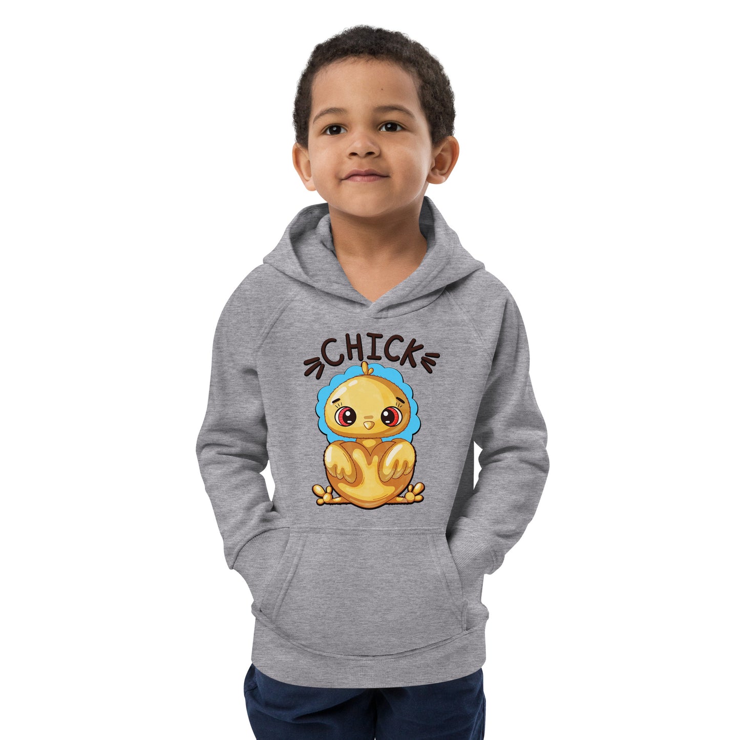 Chick with Heart Hoodie, No. 0252