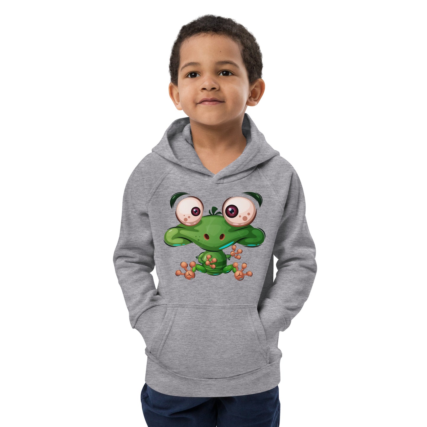 Comic Frog Hoodie, No. 0036