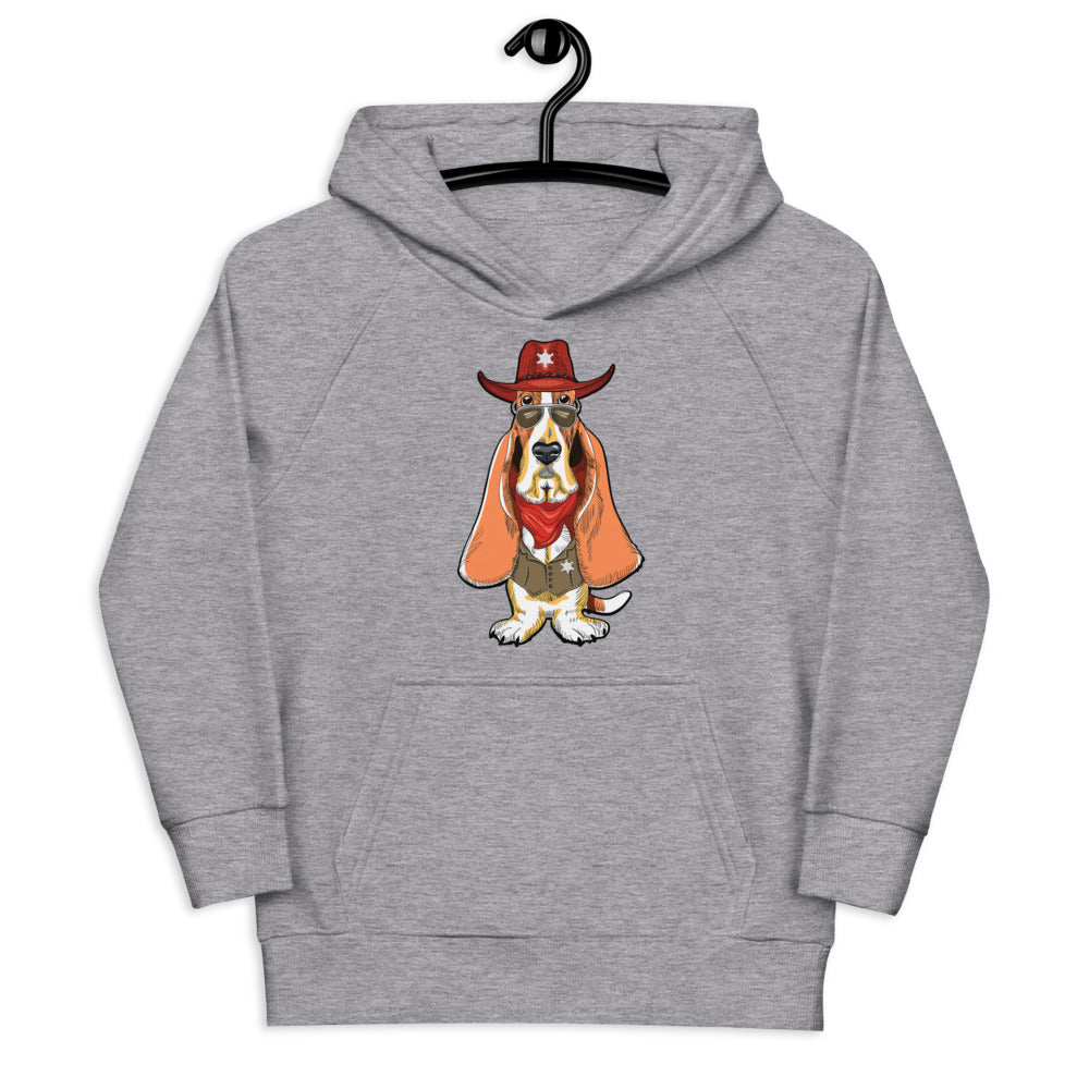 Basset Hound Dog as Sheriff, Hoodies, No. 0569