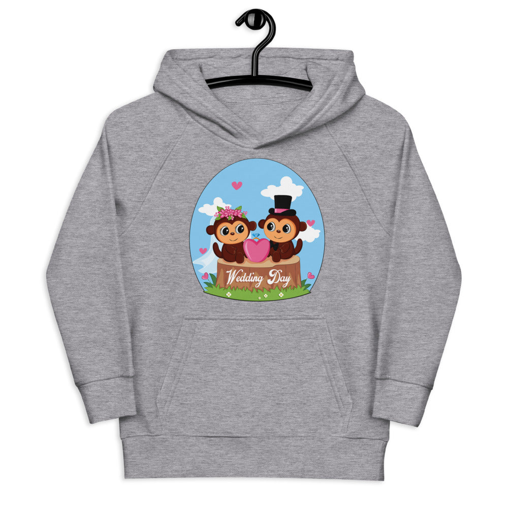 Lovely Monkeys Wedding Day, Hoodies, No. 0060