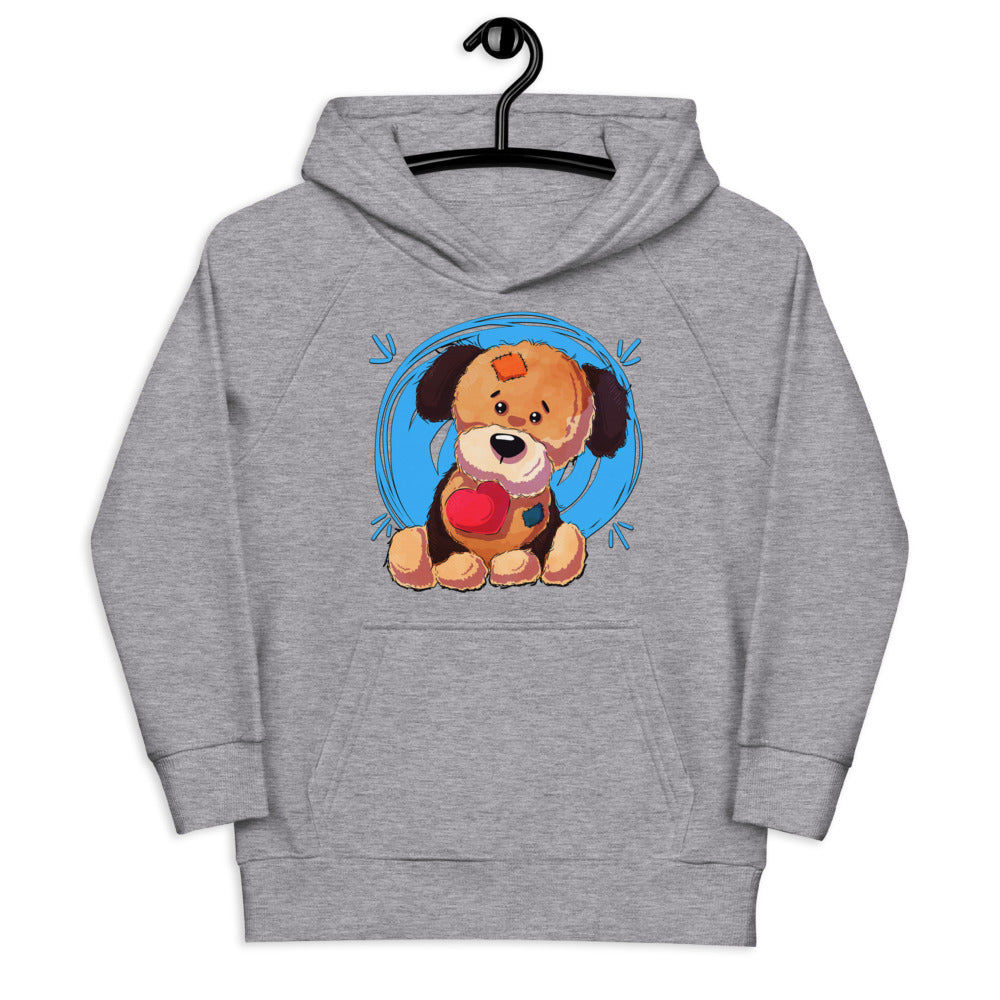 Lovely Puppy Dog with Heart, Hoodies, No. 0481