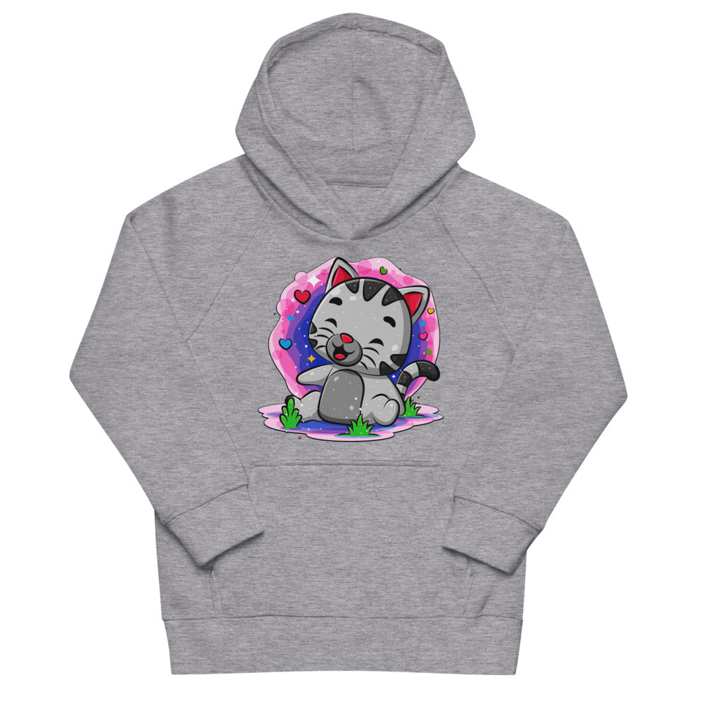 Happy Cat Laughing in the Garden, Hoodies, No. 0530