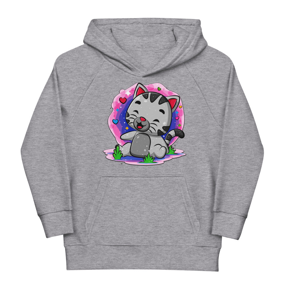 Happy Cat Laughing in the Garden, Hoodies, No. 0530