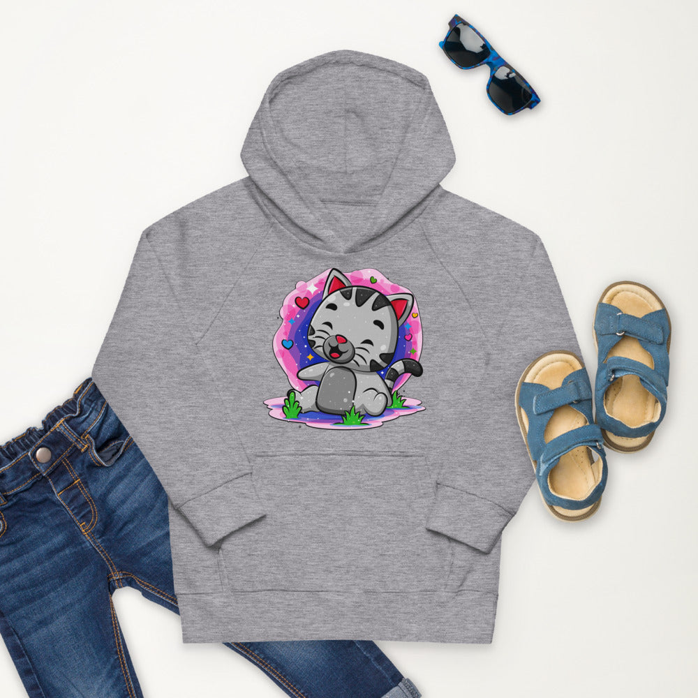 Happy Cat Laughing in the Garden, Hoodies, No. 0530