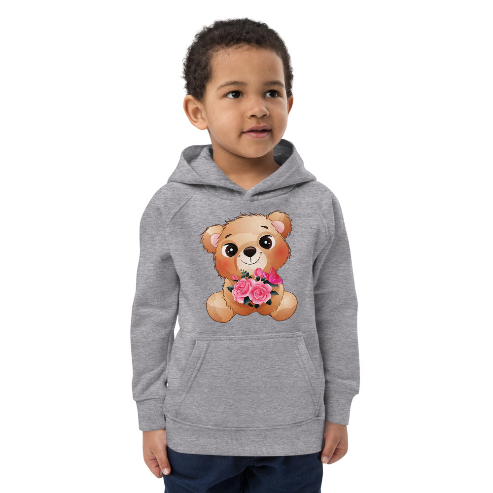 Little Bear with Flowers, Hoodies, No. 0028