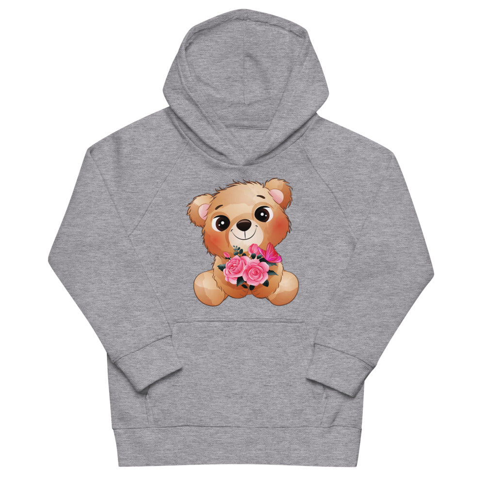 Little Bear with Flowers, Hoodies, No. 0028