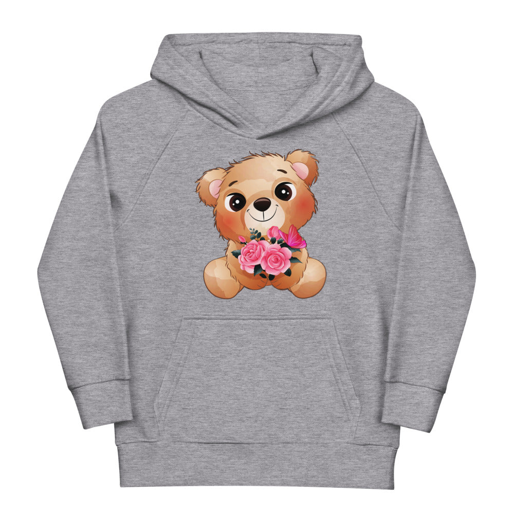 Little Bear with Flowers, Hoodies, No. 0028