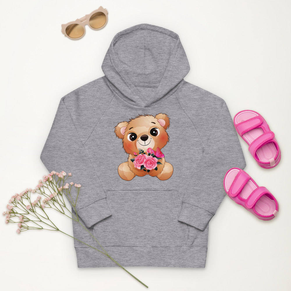 Little Bear with Flowers, Hoodies, No. 0028