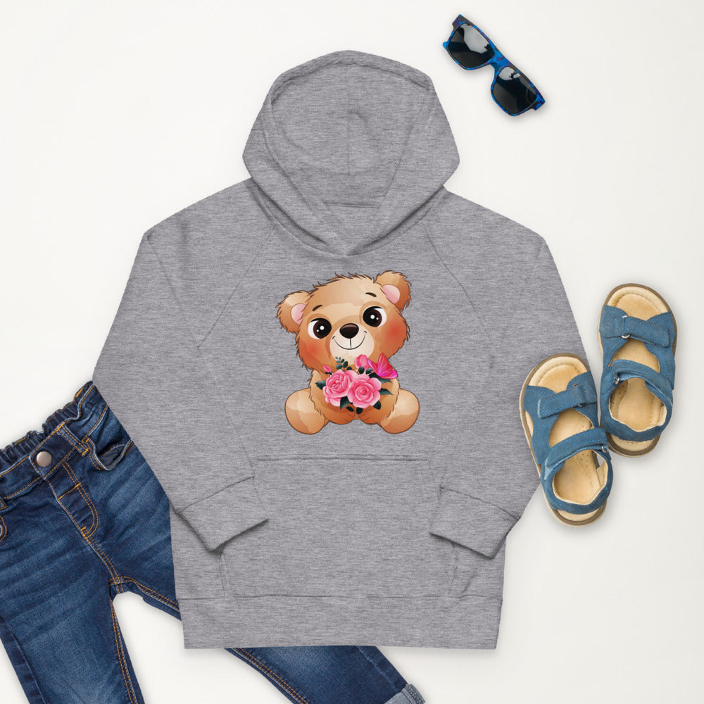 Little Bear with Flowers, Hoodies, No. 0028