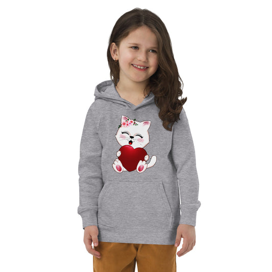 Lovely Cat in Love, Hoodies, No. 0469