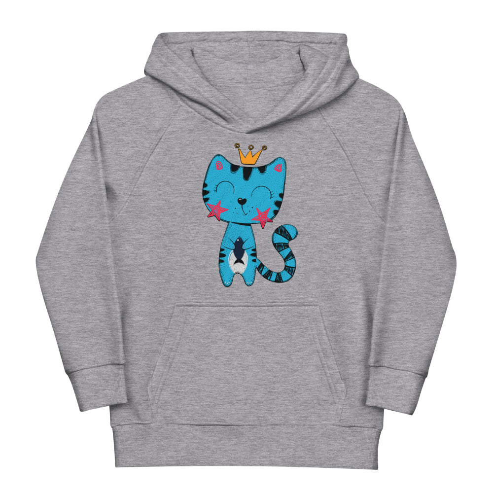 Lovely Cat with Fish, Hoodies, No. 0537