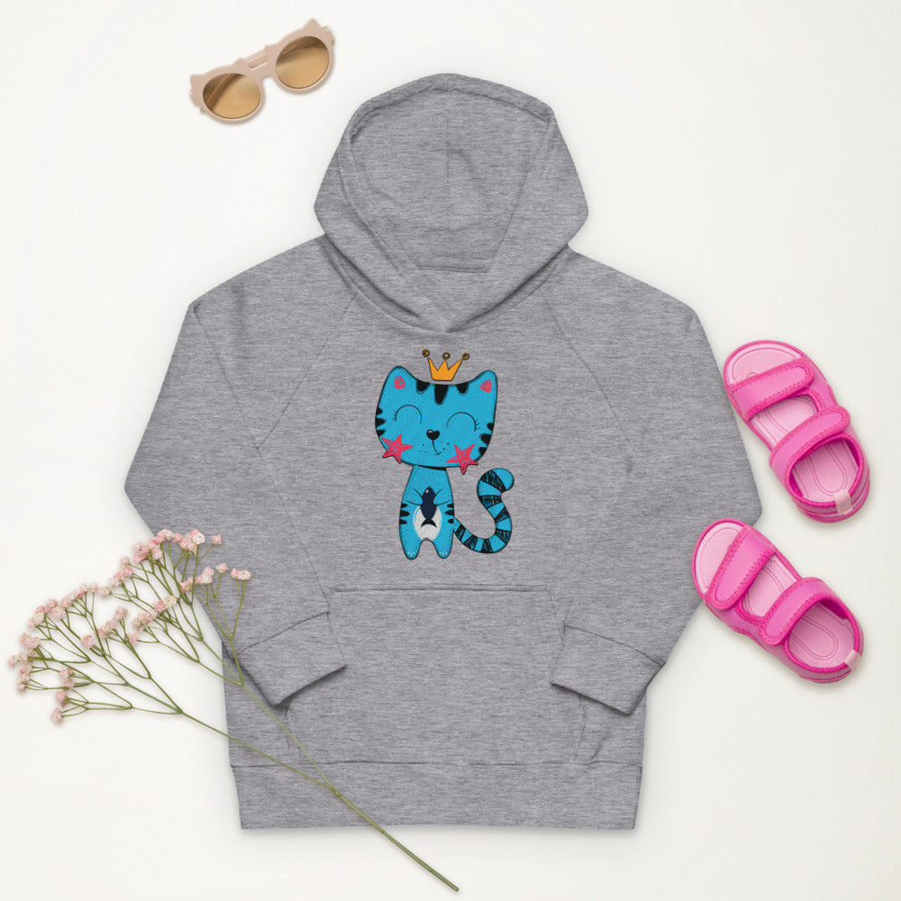 Lovely Cat with Fish, Hoodies, No. 0537