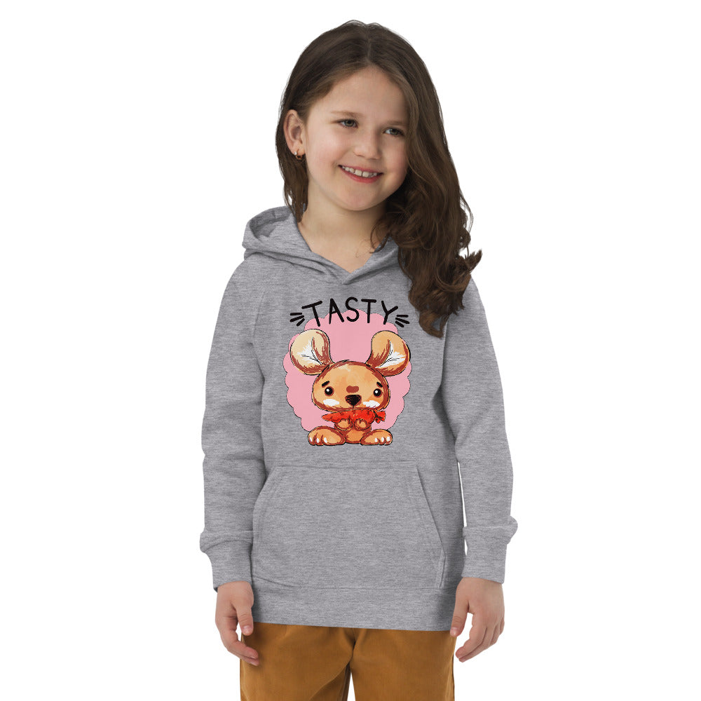 Mouse with Carrot, Hoodies, No. 0043