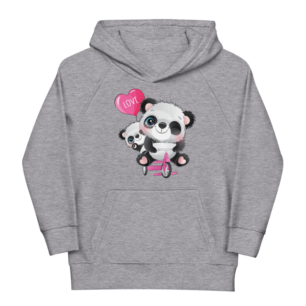 Panda Riding Bicycle, Hoodies, No. 0488