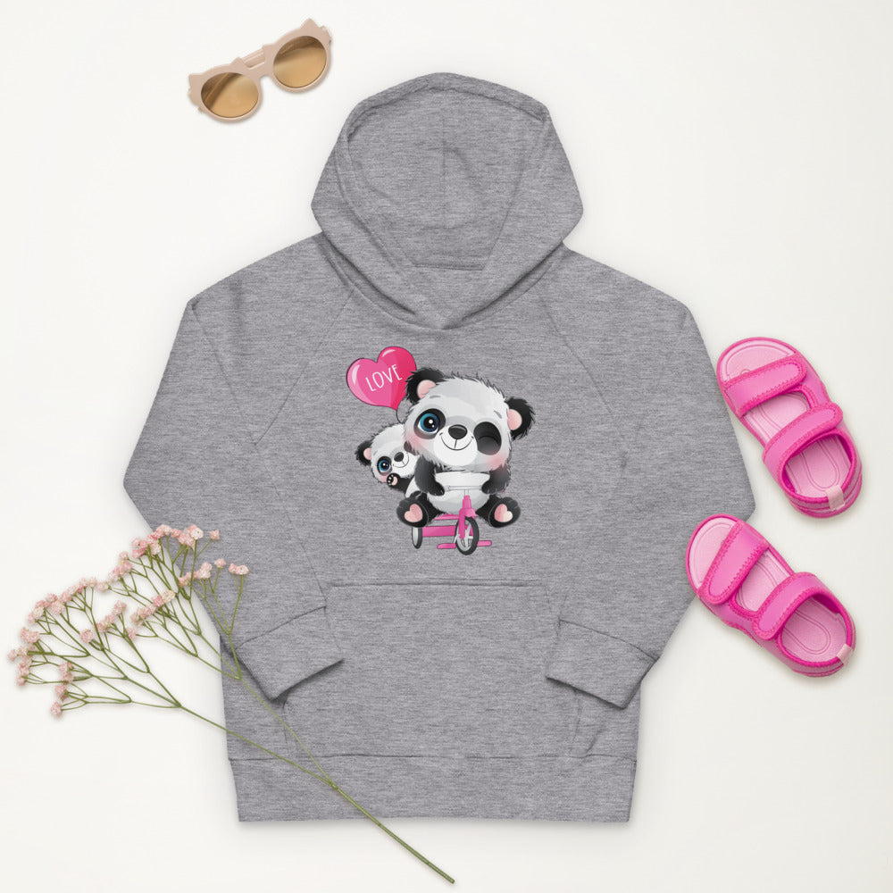 Panda Riding Bicycle, Hoodies, No. 0488