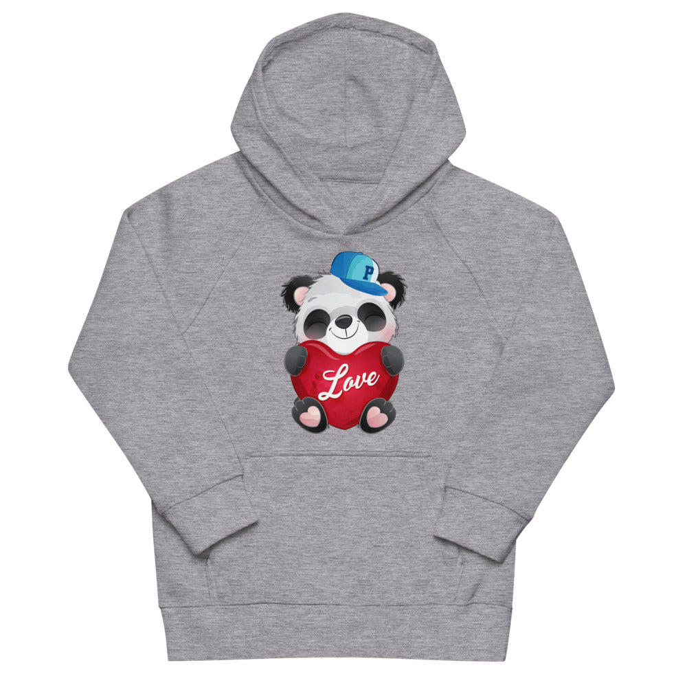 Panda with Heart, Hoodies, No. 0032