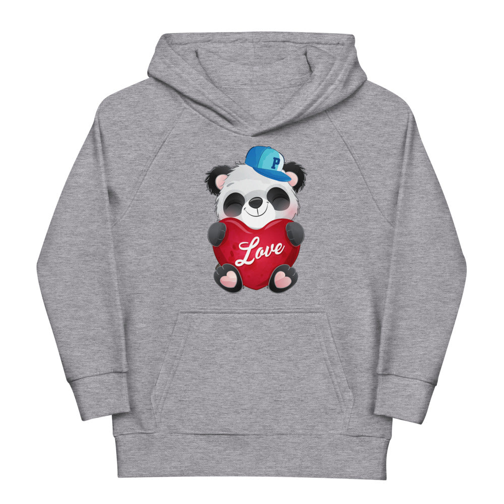 Panda with Heart, Hoodies, No. 0032