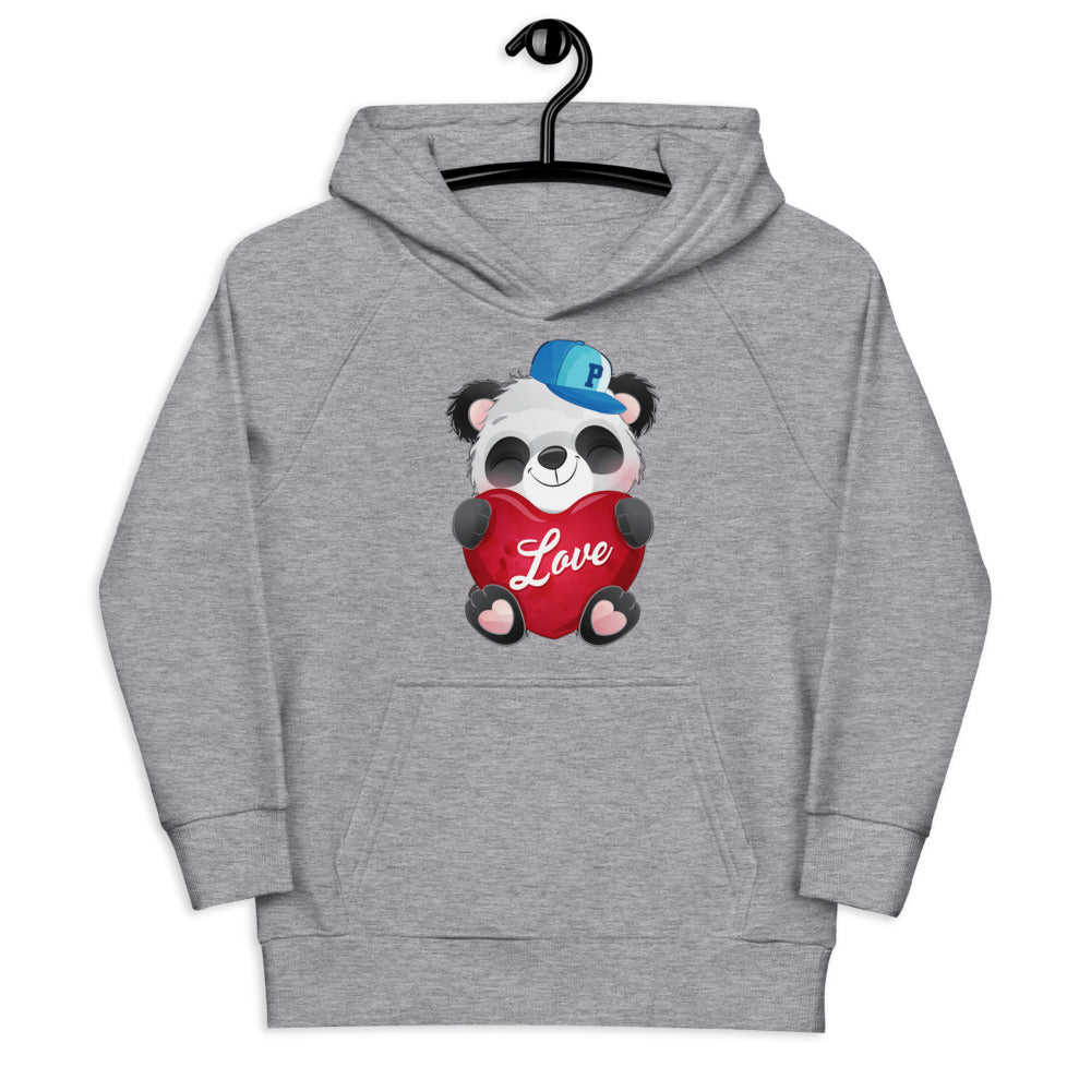 Panda with Heart, Hoodies, No. 0032