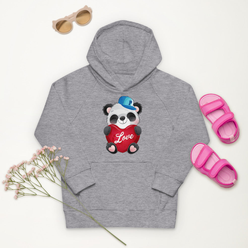 Panda with Heart, Hoodies, No. 0032