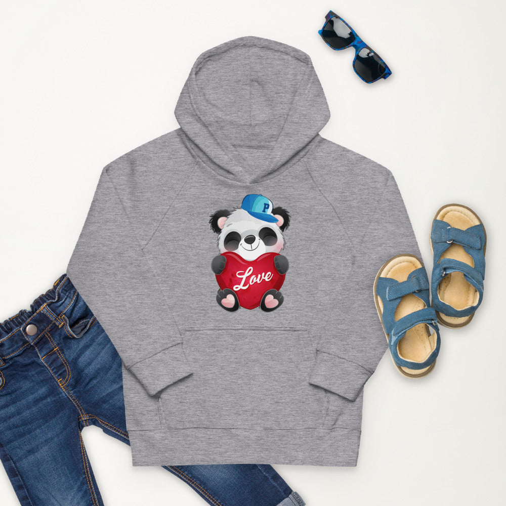 Panda with Heart, Hoodies, No. 0032