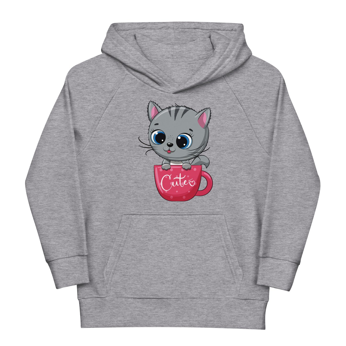 Cute Baby Cat Inside Cup Hoodie, No. 0268