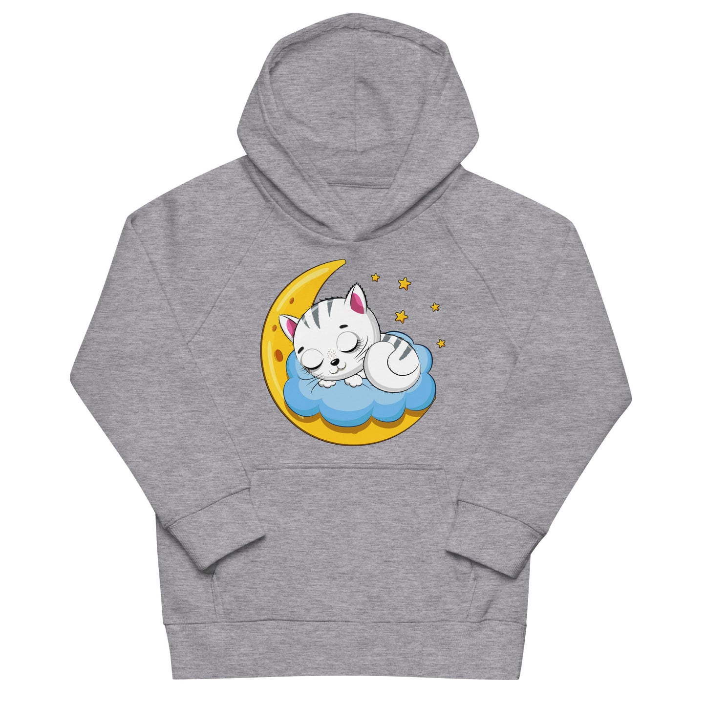 Cute Baby Cat Sleeping on the Clouds Hoodie, No. 0271