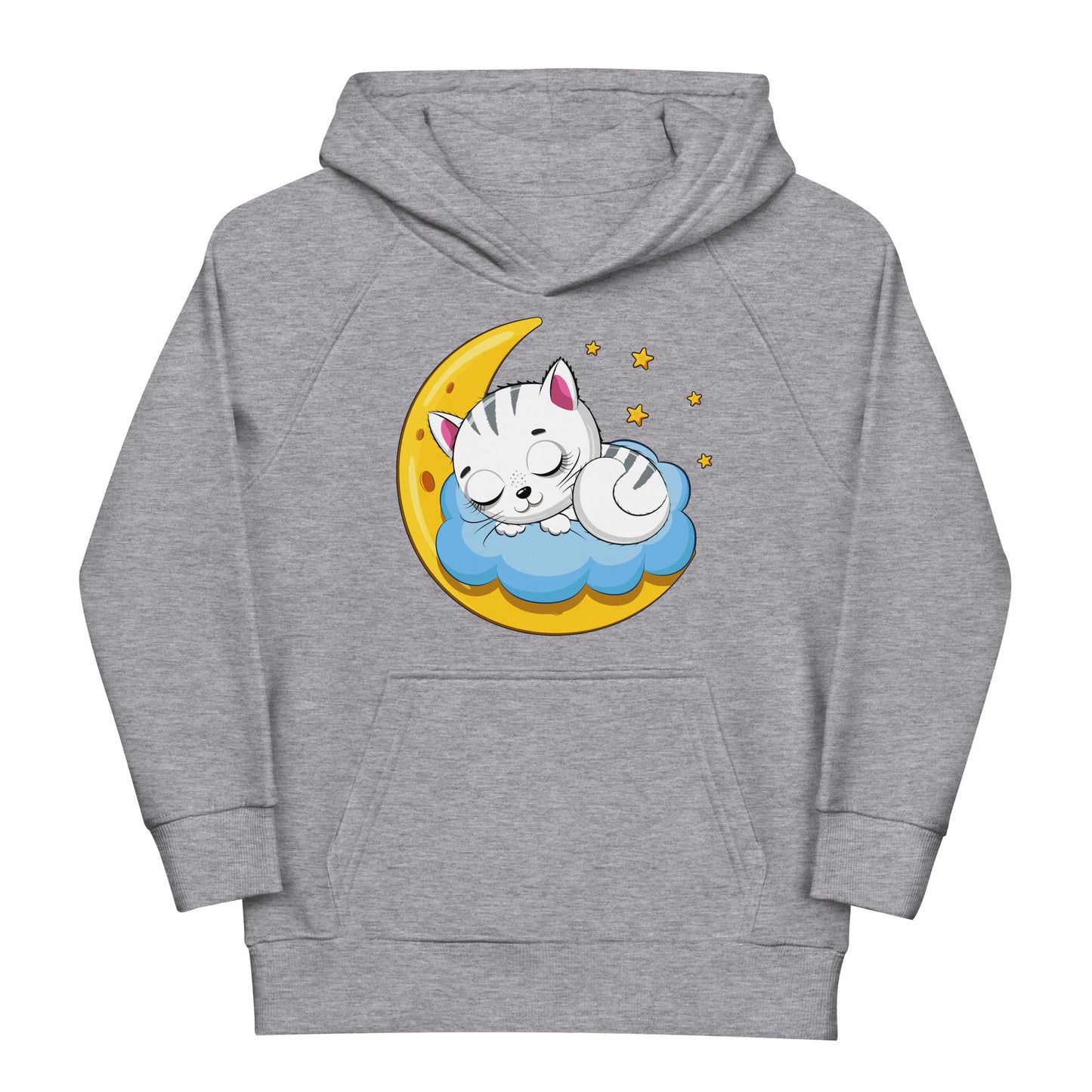 Cute Baby Cat Sleeping on the Clouds Hoodie, No. 0271