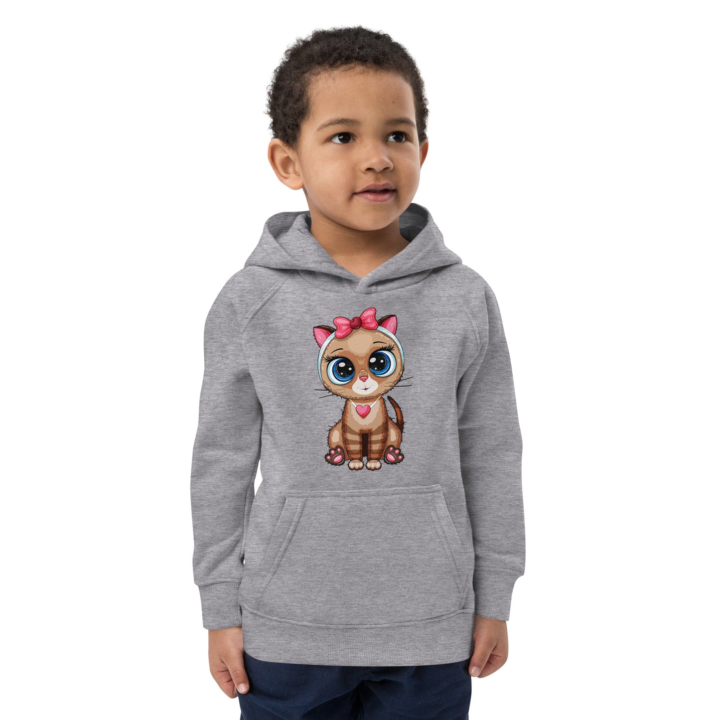 Cute Baby Cat with Big Eyes Hoodie, No. 0273