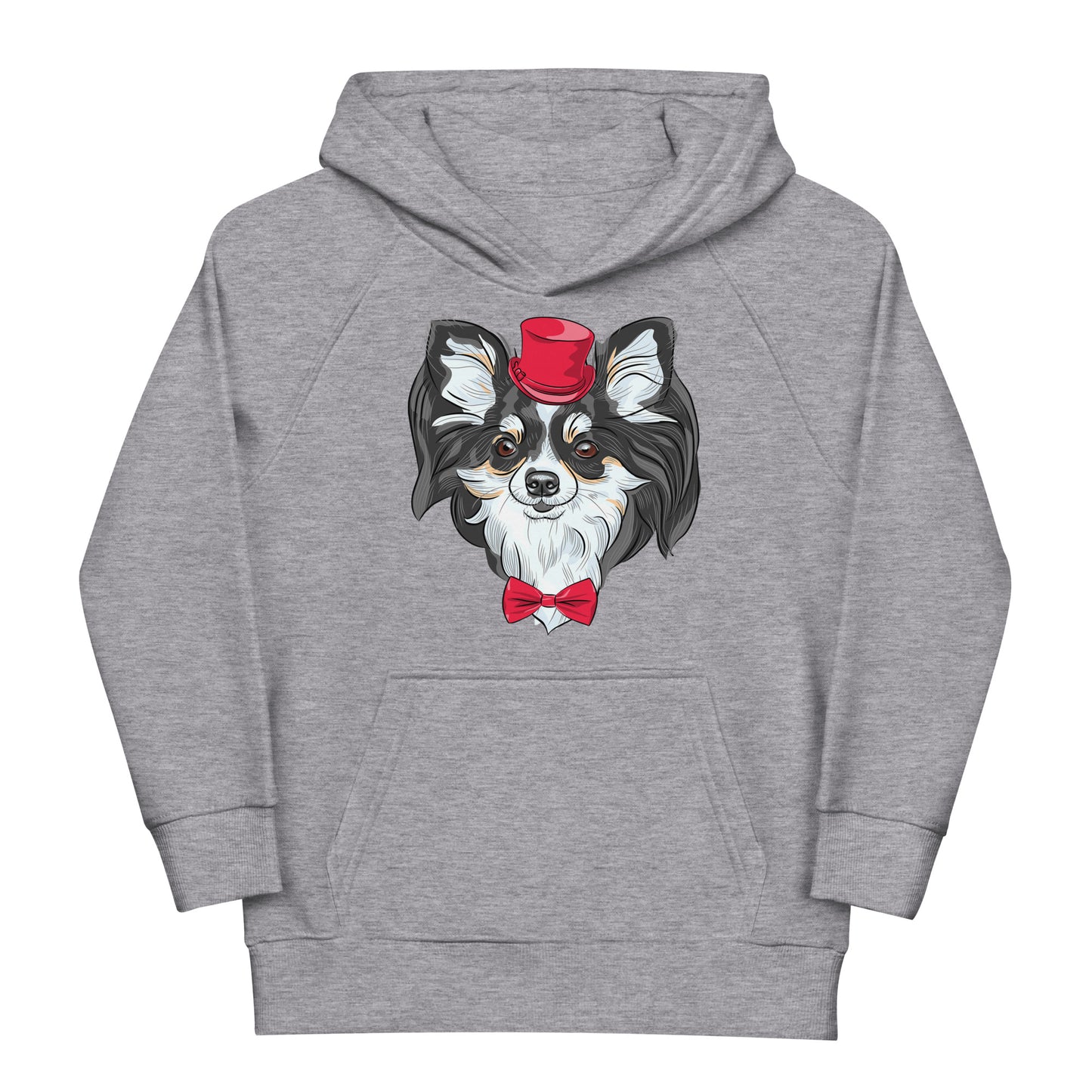 Chihuahua dog wears a red tie Hoodie, No. 0112