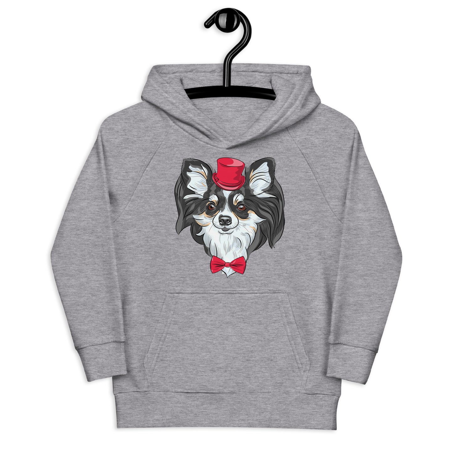 Chihuahua dog wears a red tie Hoodie, No. 0112