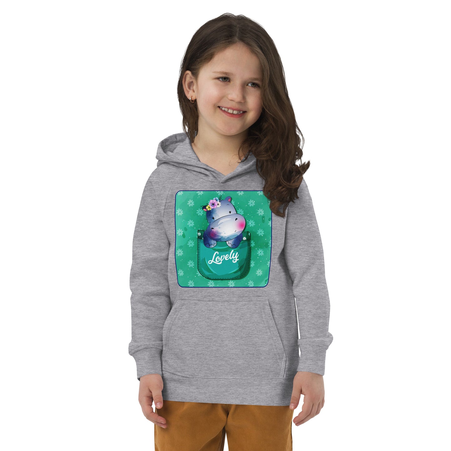 Hippo Inside Pocket Hoodie, No. 0458