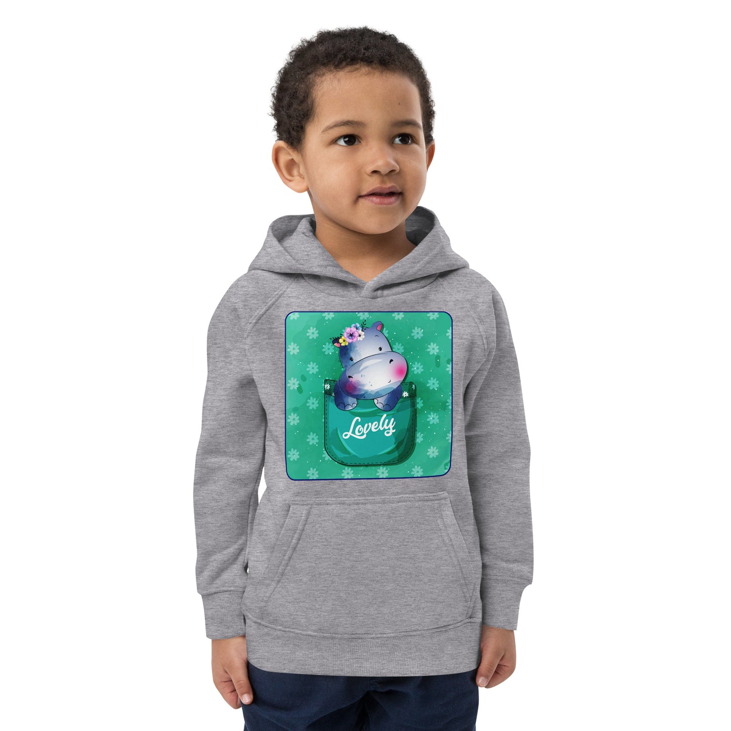 Hippo Inside Pocket Hoodie, No. 0458