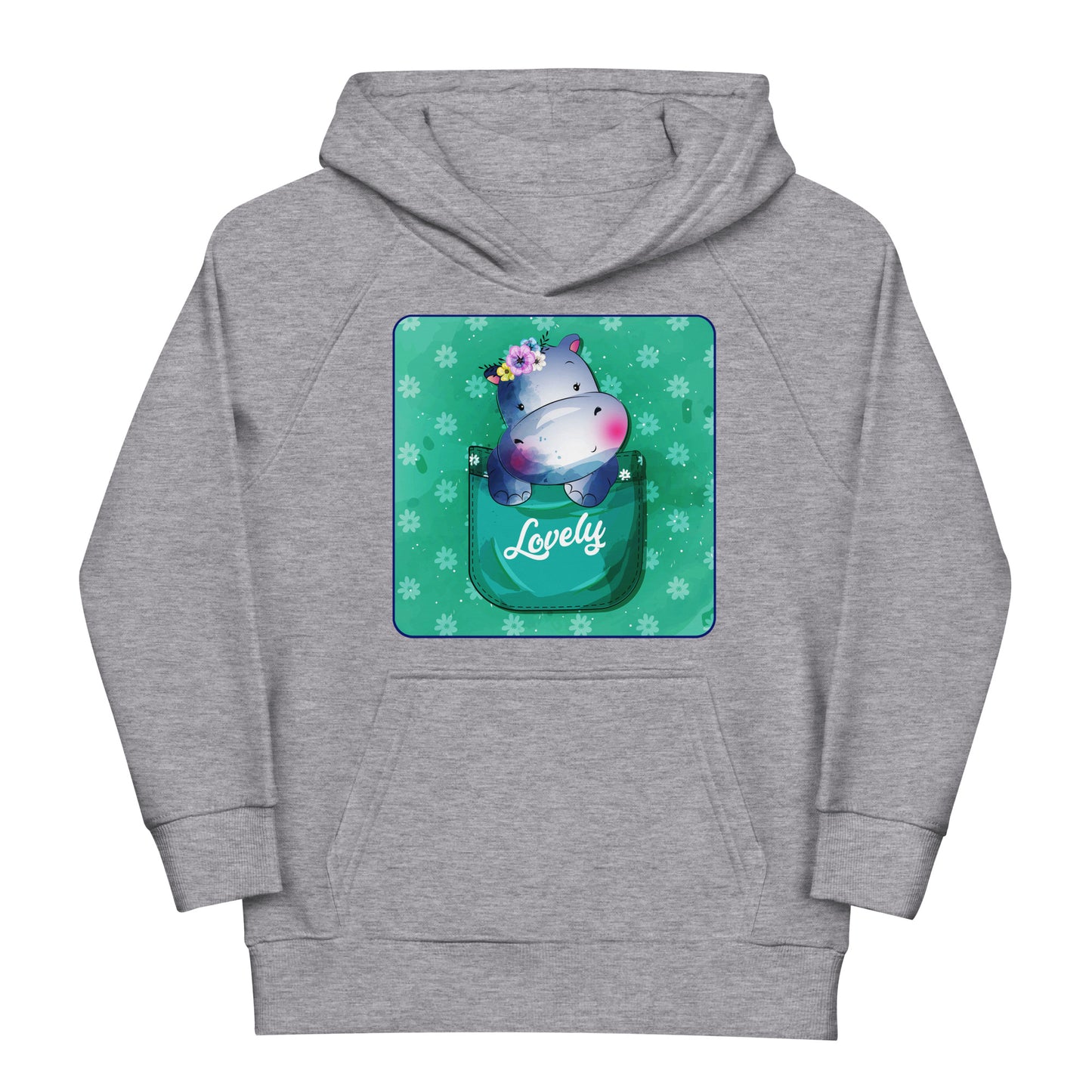 Hippo Inside Pocket Hoodie, No. 0458