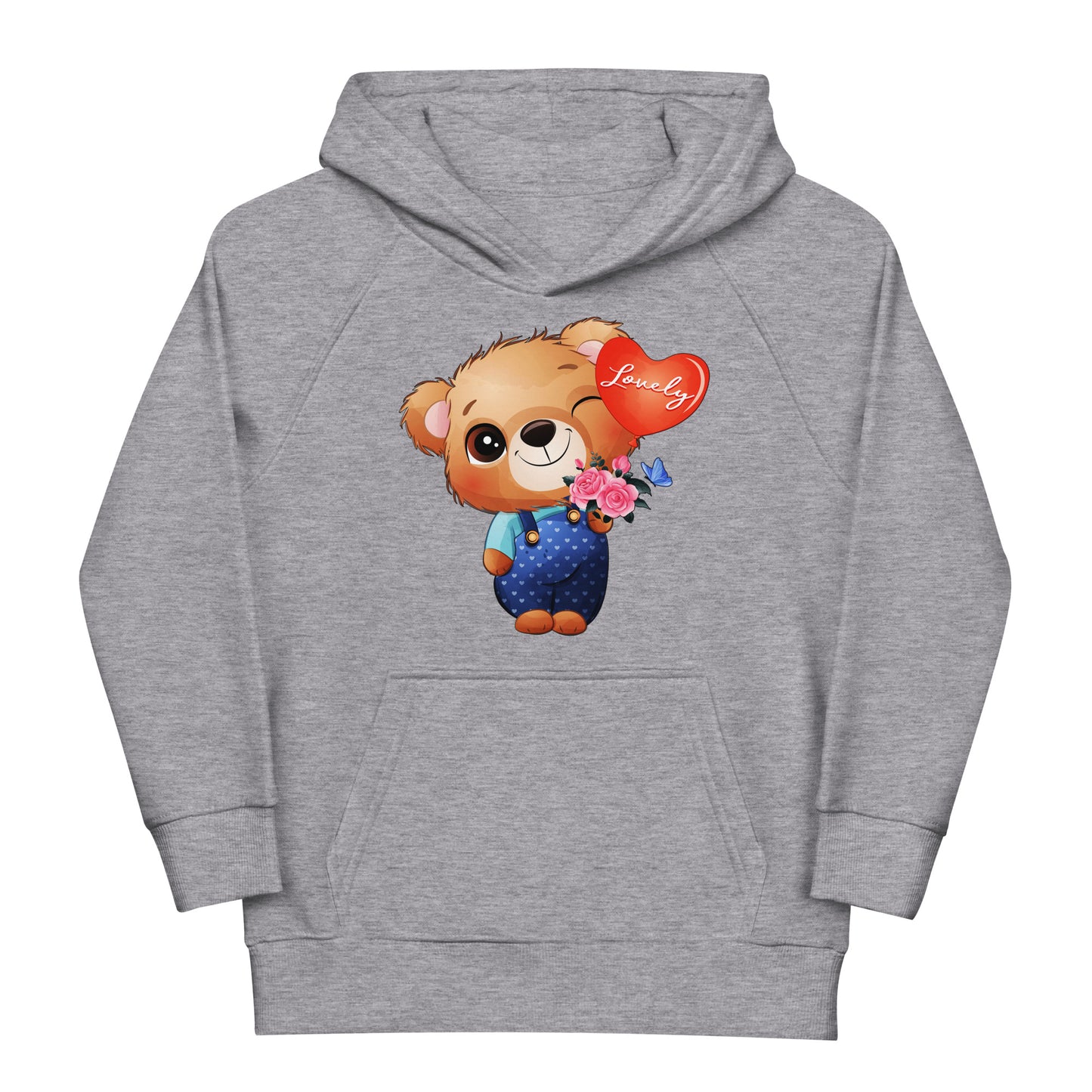 Little Bear Holding Balloon Hoodie, No. 0026